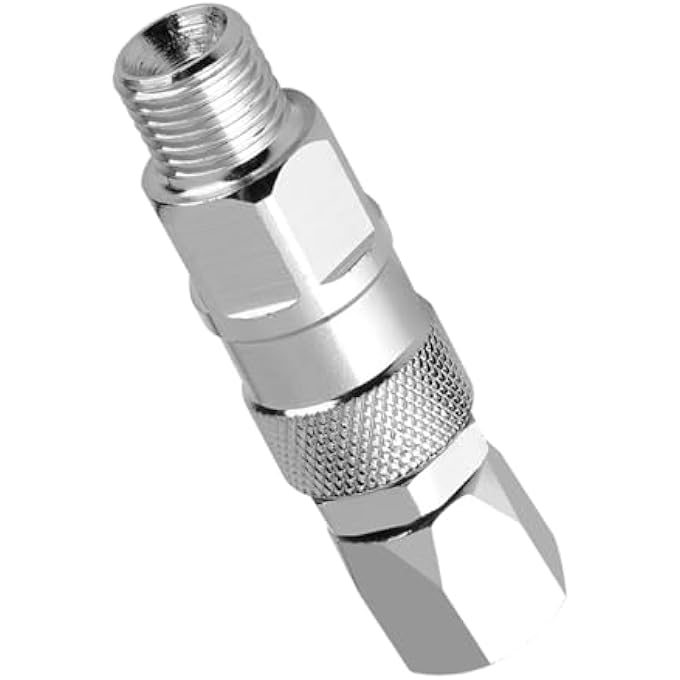 STAINLESS STEEL AIRLESS HIGH PRESSURE SPRAY GUN HOSE SWIVEL JOINT, 360 DEGREE ROTATION, 1/4 INCH, FOR TITAN, MADE OF STAINLESS STEEL - Image 5